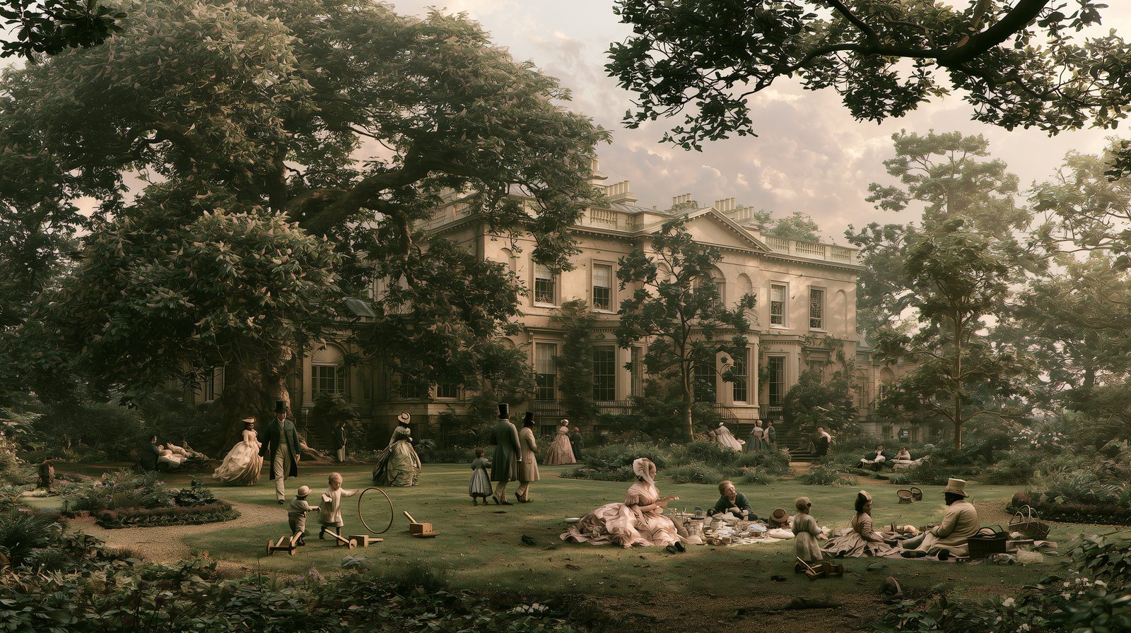William Angerstein and family at Woodlands